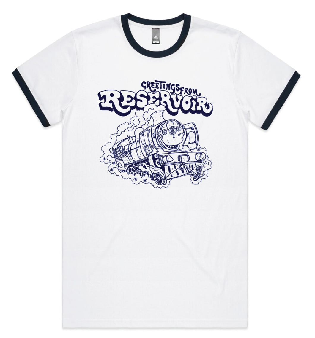 Greetings From Reservoir Ringer Tee (Navy) [LIMITED EDITION]